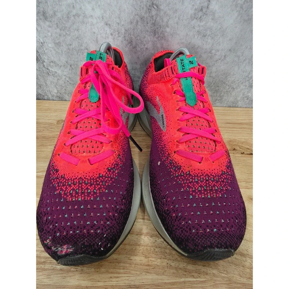 Brooks Levitate 2 Running Shoes Womens 10 B Pink Purple Sneakers 1202791B676